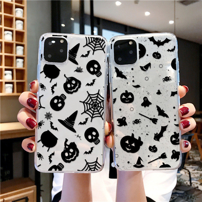 Halloween Series Clear Silicone Protective Case