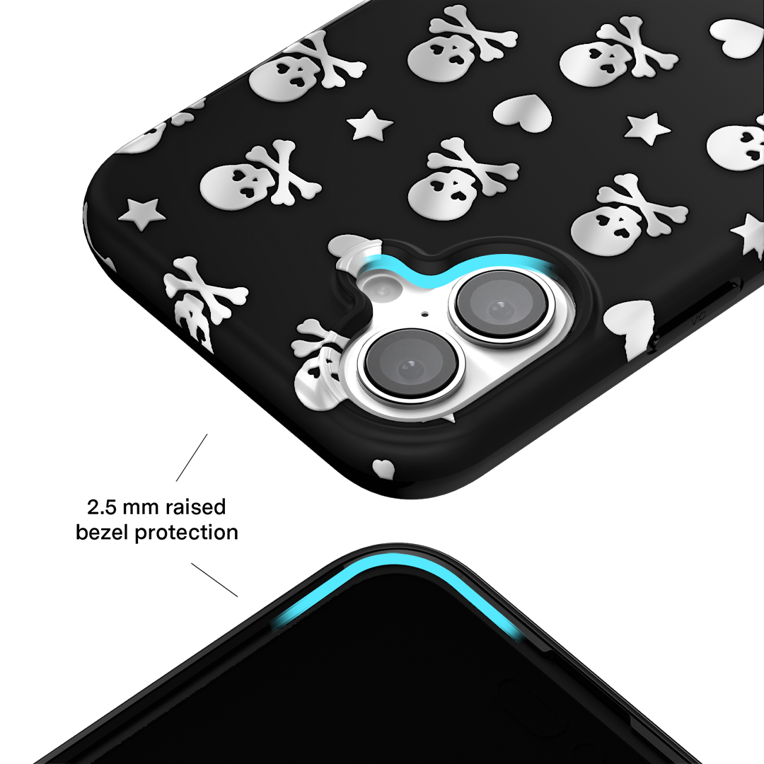 Chrome Skulls iPhone Case