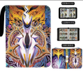 Arceus Printed PU Zipper Card Binder, 4-Pocket / 9-Pocket Trading Card Album Holds 400/900 Cards for Pokemon TCG