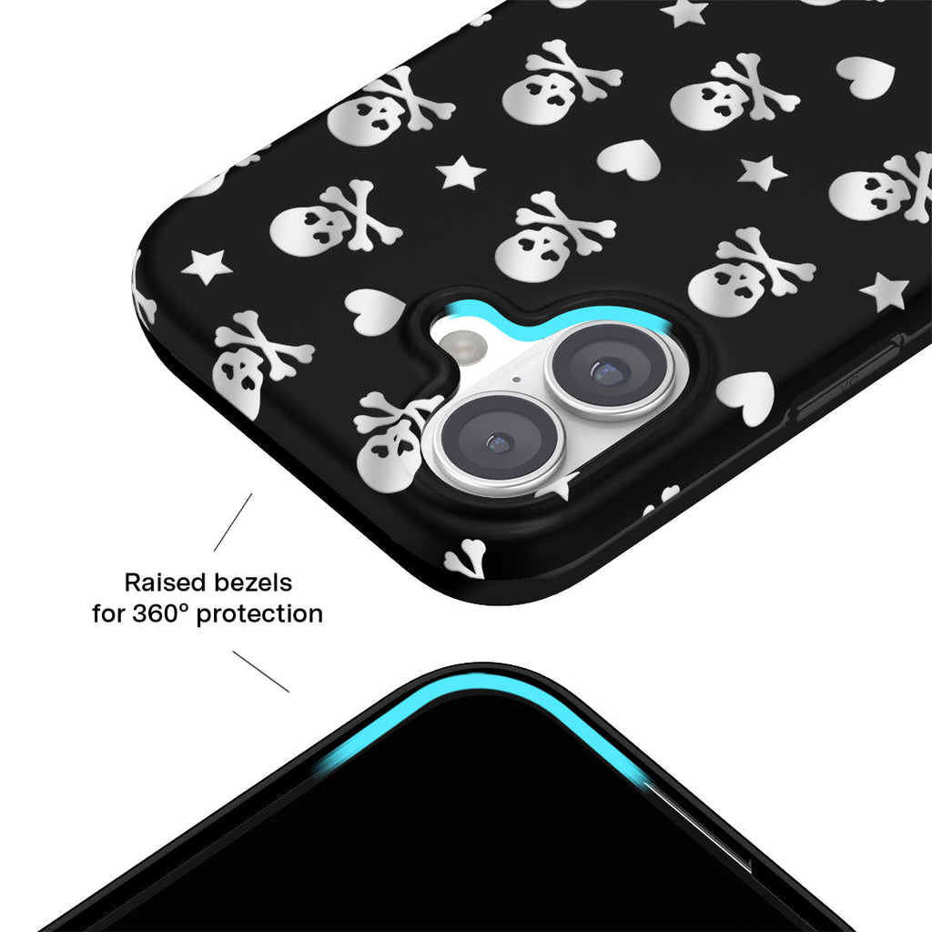 Chrome Skulls iPhone Case