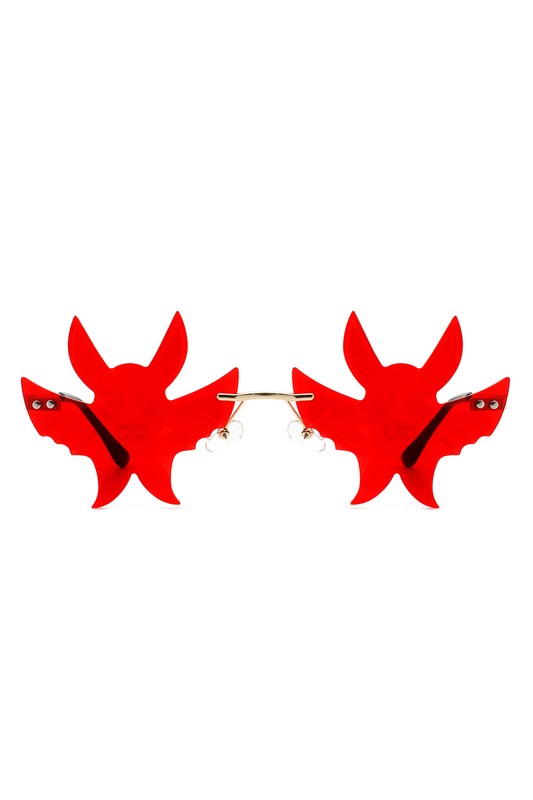 Frameless Party Gremlin Shape Novelty Sunglasses