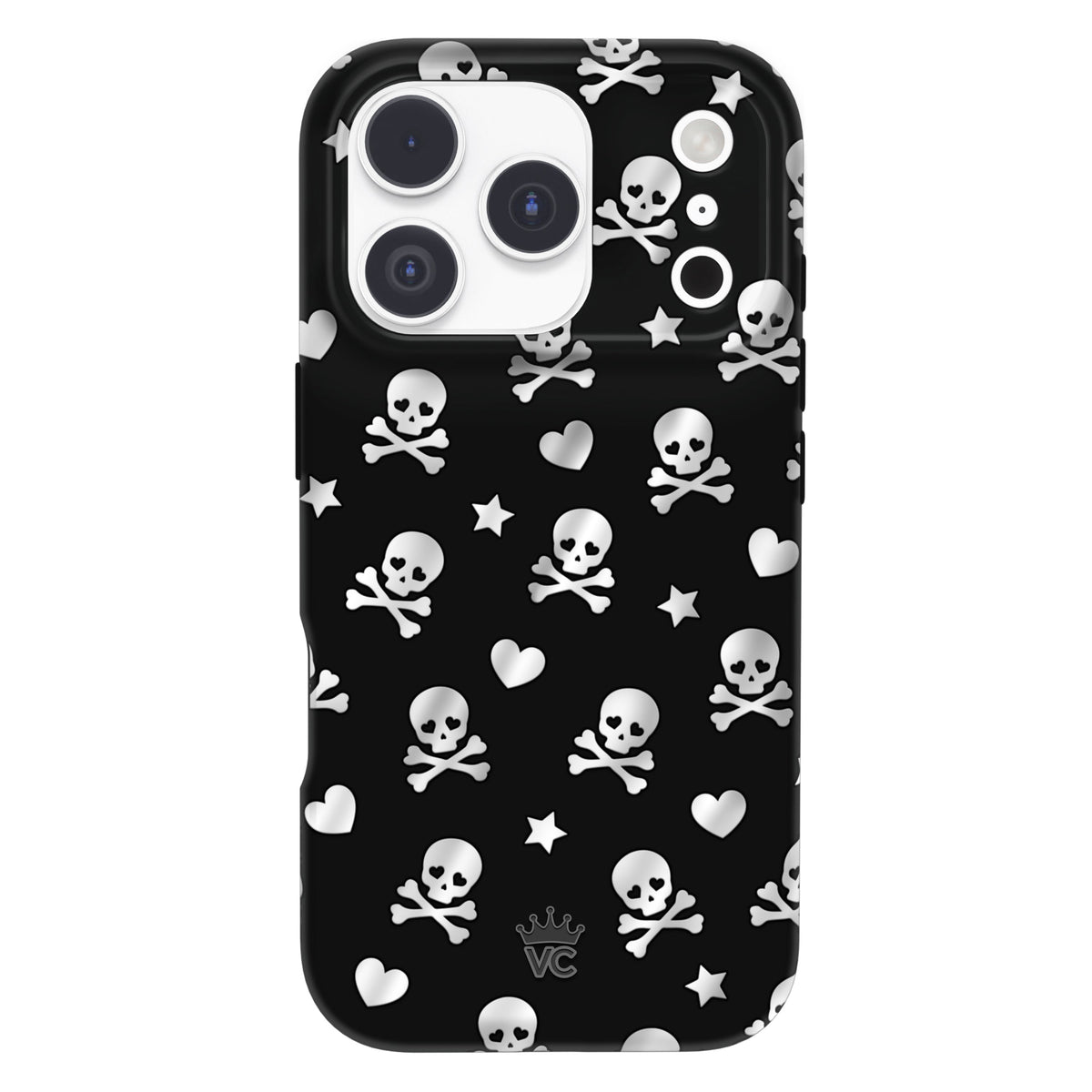 Chrome Skulls iPhone Case