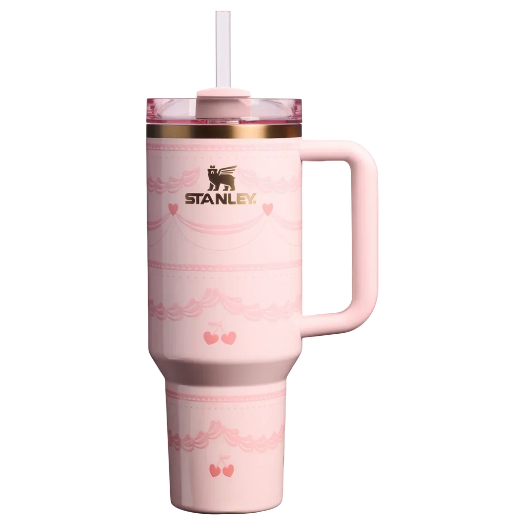Stanley Cup Valentine's Day 40 oz Stainless Steel H2.0 Flowstate Quencher Tumbler