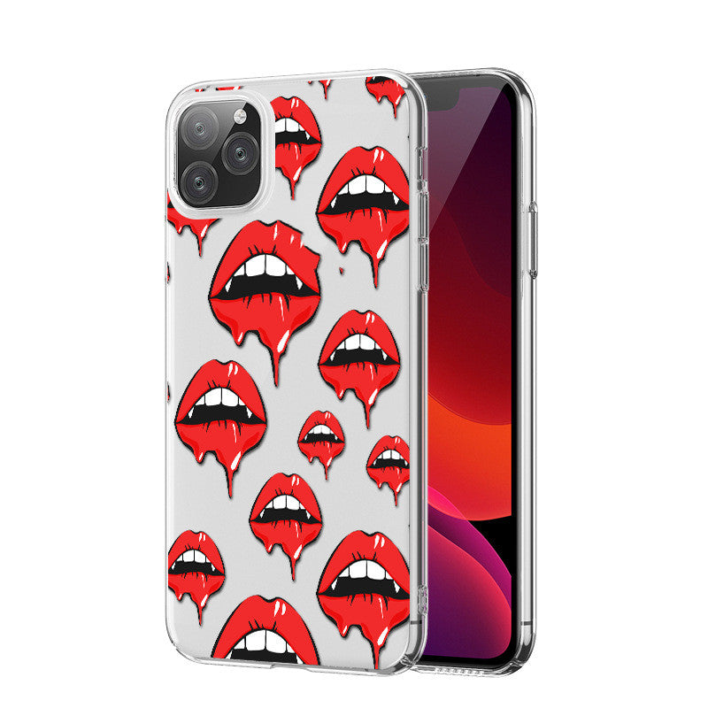 Halloween Series Clear Silicone Protective Case