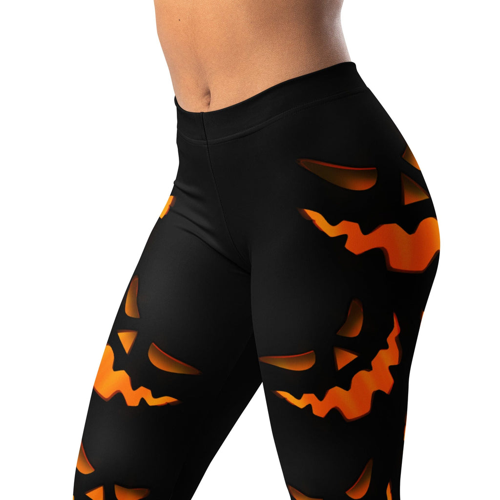 Spooky Pumpkin Halloween Leggings